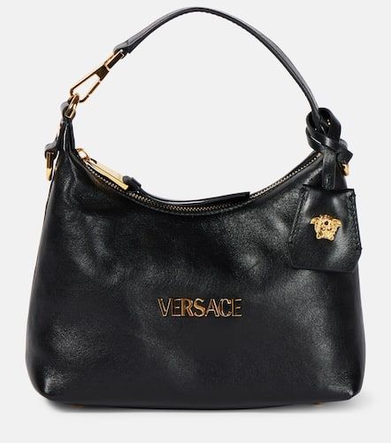 Versace Borsa Tag Small in pelle - Versace - Modalova