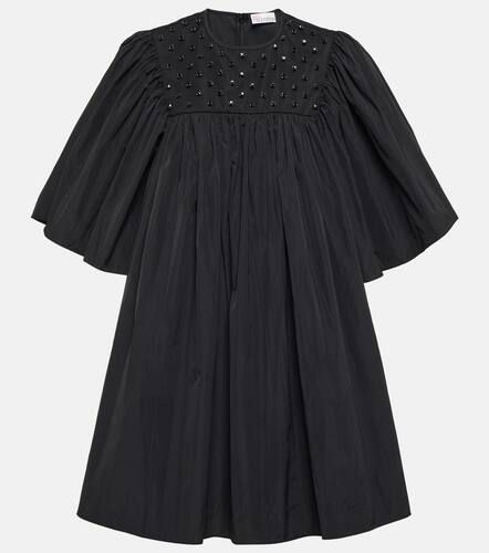 Vestido corto de tafetán adornado - REDValentino - Modalova