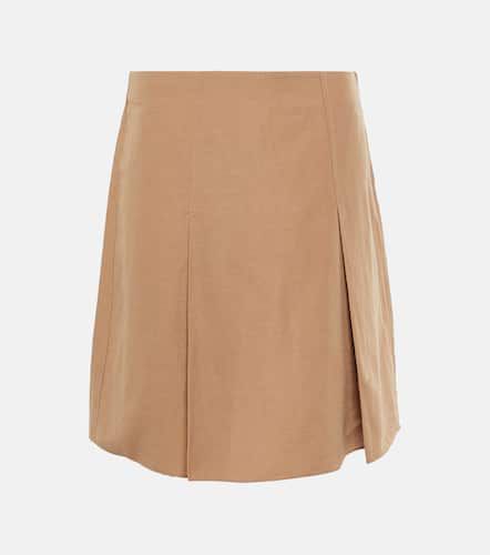 Pleated cotton-blend miniskirt - Vince - Modalova