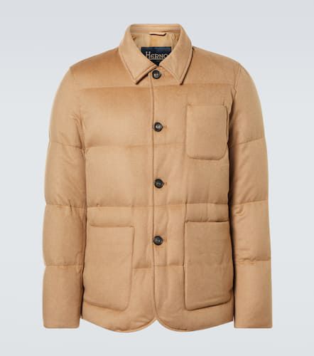 Herno Camel hair down jacket - Herno - Modalova