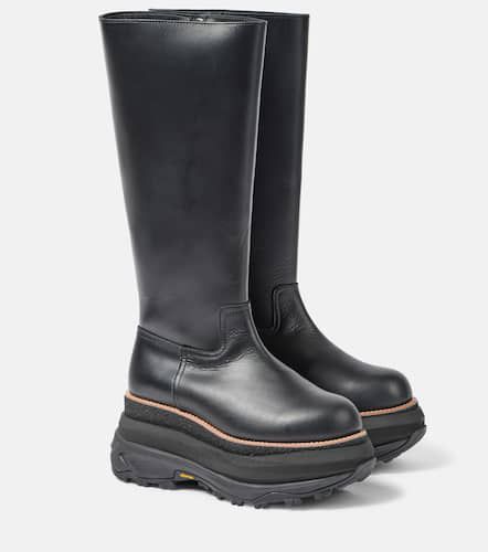 Sacai Plateaustiefel aus Leder - Sacai - Modalova