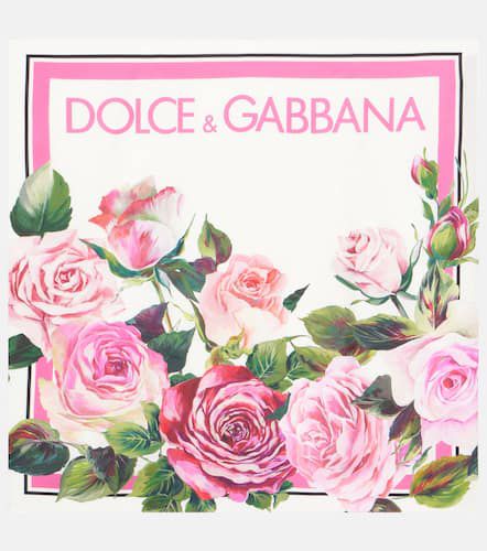 Pañuelo de seda floral - Dolce&Gabbana - Modalova