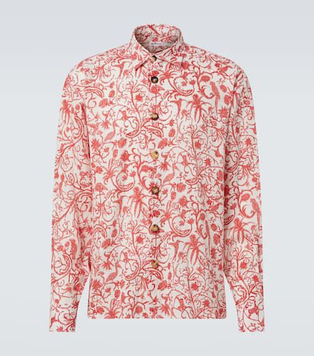 Kiton Camicia in lino con stampa - Kiton - Modalova