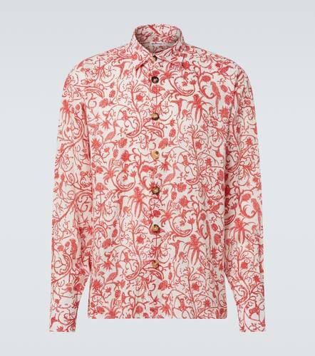 Kiton Camisa de lino estampada - Kiton - Modalova