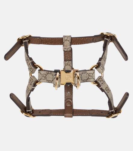 GG Supreme XS faux leather dog harness - Gucci - Modalova