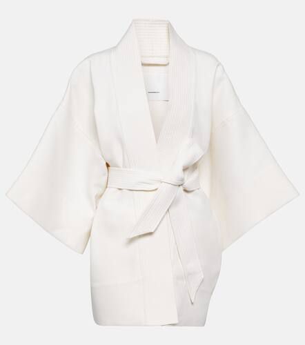 Wool and silk wrap jacket - Wardrobe.NYC - Modalova