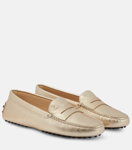 Mocassini in pelle metallizzata - Tod's - Modalova