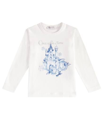 Camiseta St. Castle de mezcla de algodón - Monnalisa - Modalova