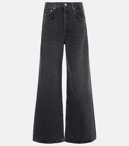 Jeans Dame a gamba larga e vita alta - Agolde - Modalova