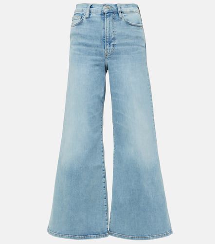 High-Rise Flared Jeans Le Palazzo Crop - Frame - Modalova