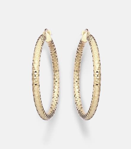Bold Sparkle Medium 14kt hoop earrings - Stone and Strand - Modalova