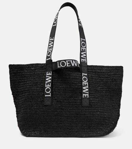 Paula's Ibiza Fold Shopper raffia tote bag - Loewe - Modalova