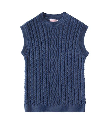 Alvaro cable-knit virgin wool sweater vest - La Coqueta - Modalova