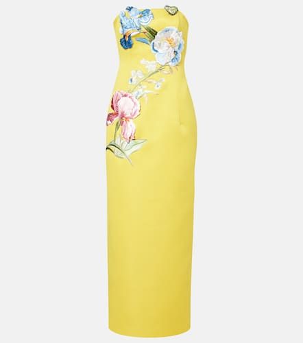 Vestido bustier Rayna con aplique floral - Leo Lin - Modalova