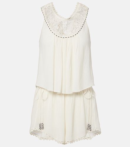 Nilany beaded silk romper - Isabel Marant - Modalova