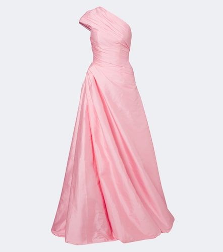 Draped one-shoulder bustier gown - Monique Lhuillier - Modalova