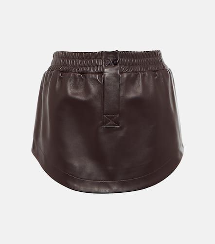 The Attico Leather miniskirt - The Attico - Modalova