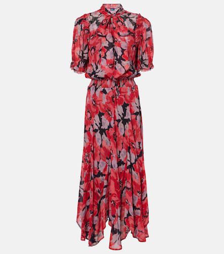 Vestido midi de georgette floral - Polo Ralph Lauren - Modalova