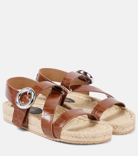 Espadrille-Sandalen Gaia S-Wave aus Leder - Stella McCartney - Modalova