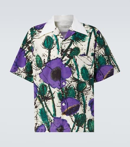 Highlife floral cotton bowling shirt - Wales Bonner - Modalova