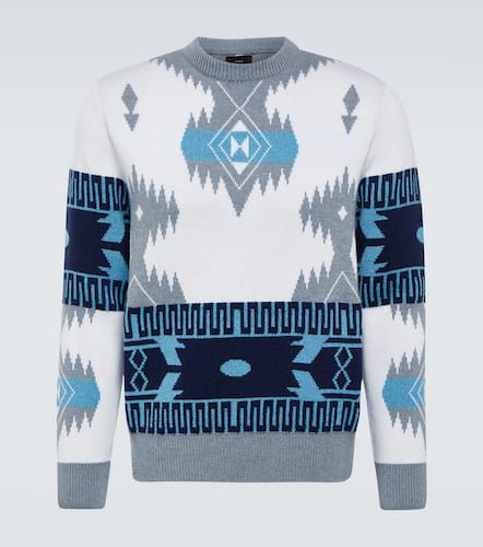 Icon jacquard virgin wool sweater - Alanui - Modalova