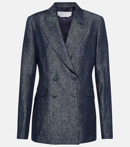 Double-breasted linen blazer - Gabriela Hearst - Modalova