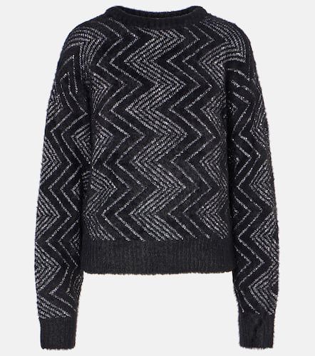 Pullover in maglia lamé a zig-zag - Missoni - Modalova