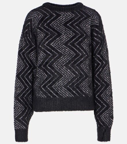 Zig Zag metallic knit sweater - Missoni - Modalova