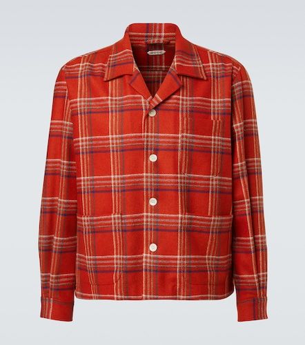 Gable plaid wool flannel overshirt - Bode - Modalova