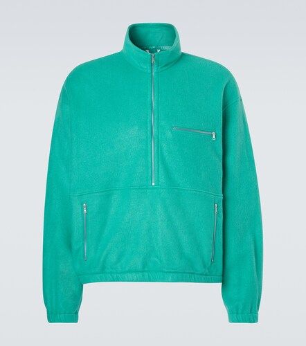 Silk fleece half-zip sweater - Auralee - Modalova