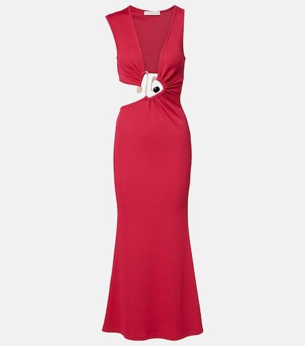Cutout gathered maxi dress - Christopher Esber - Modalova