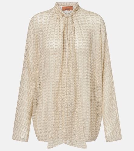 Blusa in maglia con lamé e fiocco - Missoni - Modalova