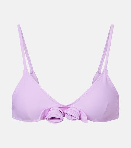 Flower floral-applique bikini top - Coperni - Modalova