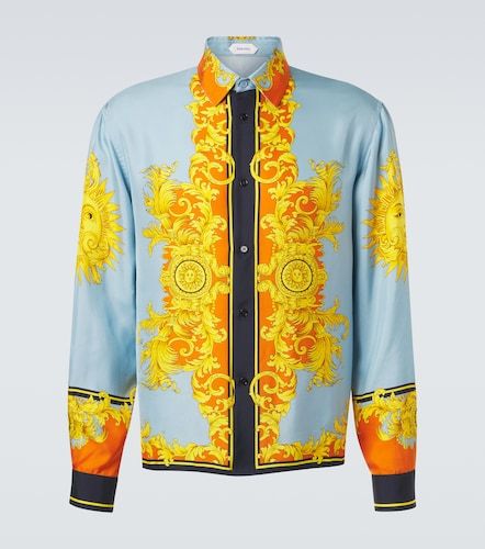 Versace Camisa de seda estampada - Versace - Modalova