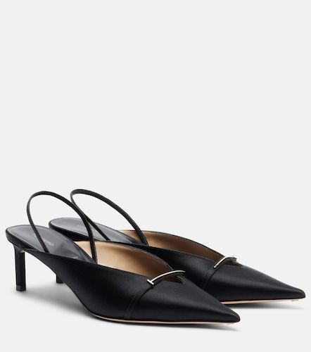 T Icon 55 satin slingback pumps - Tom Ford - Modalova