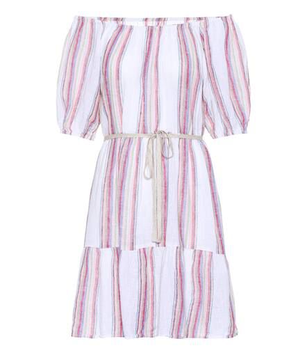 Cinthia striped linen-blend minidress - Velvet - Modalova