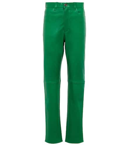 Pantalones Terry de piel de tiro alto - Stouls - Modalova