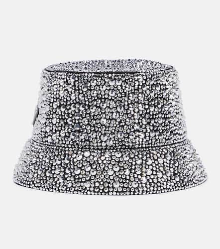 Crystal-embellished bucket hat - Prada - Modalova