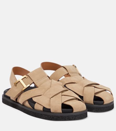 Tod's T Timeless suede sandals - Tod's - Modalova