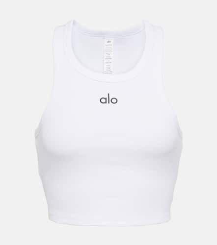 Aspire cropped cotton-blend tank top - Alo Yoga - Modalova