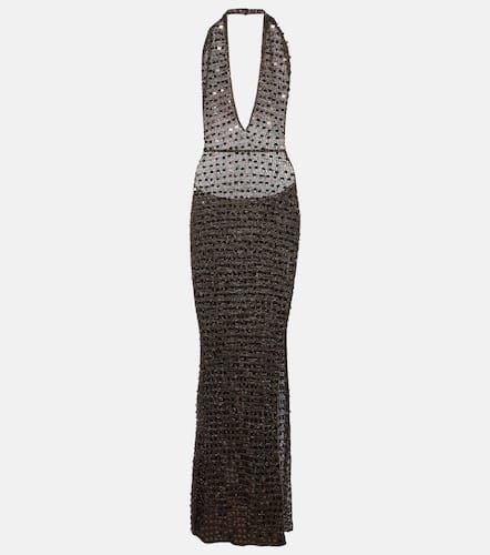 Enodia sequined halterneck maxi dress - Aya Muse - Modalova