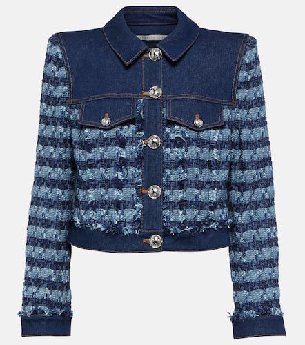 Chaqueta Santo de denim y tweed - Veronica Beard - Modalova