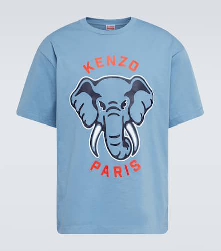 Camiseta en jersey de algodón con logo - Kenzo - Modalova