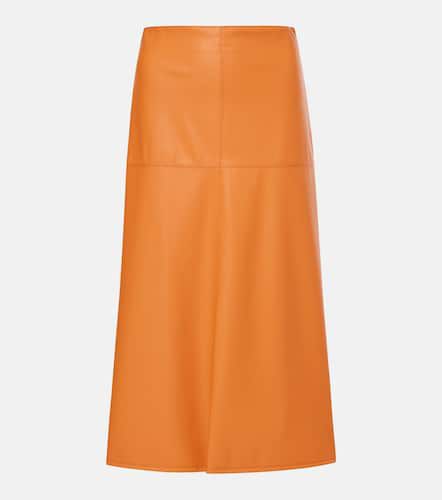 Falda midi Leisure Scilli de piel sintética - Max Mara - Modalova