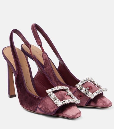 Embellished velvet slingback pumps - Dolce&Gabbana - Modalova