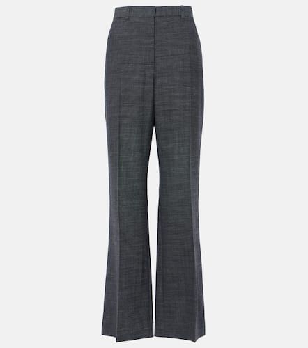 Pantalones rectos Gandal de sarga de lana virgen - The Row - Modalova