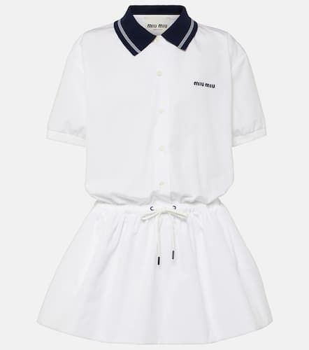 Miu Miu Robe polo en coton - Miu Miu - Modalova