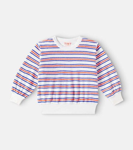 Sudadera en rizo de algodón a rayas - Tinycottons - Modalova