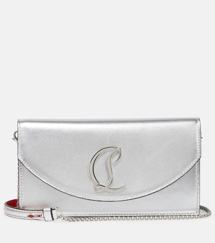 Clutch Loubi54 aus Metallic-Leder - Christian Louboutin - Modalova