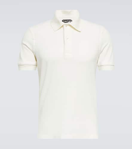 Cotton-blend terry polo shirt - Tom Ford - Modalova